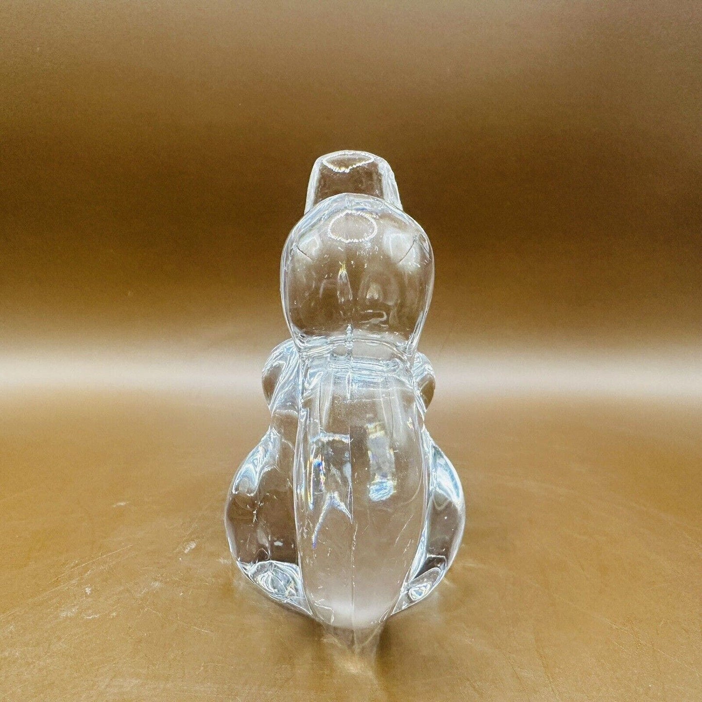 Villeroy and Boch Squirrel Figurine Clear Art Glass Paperweight