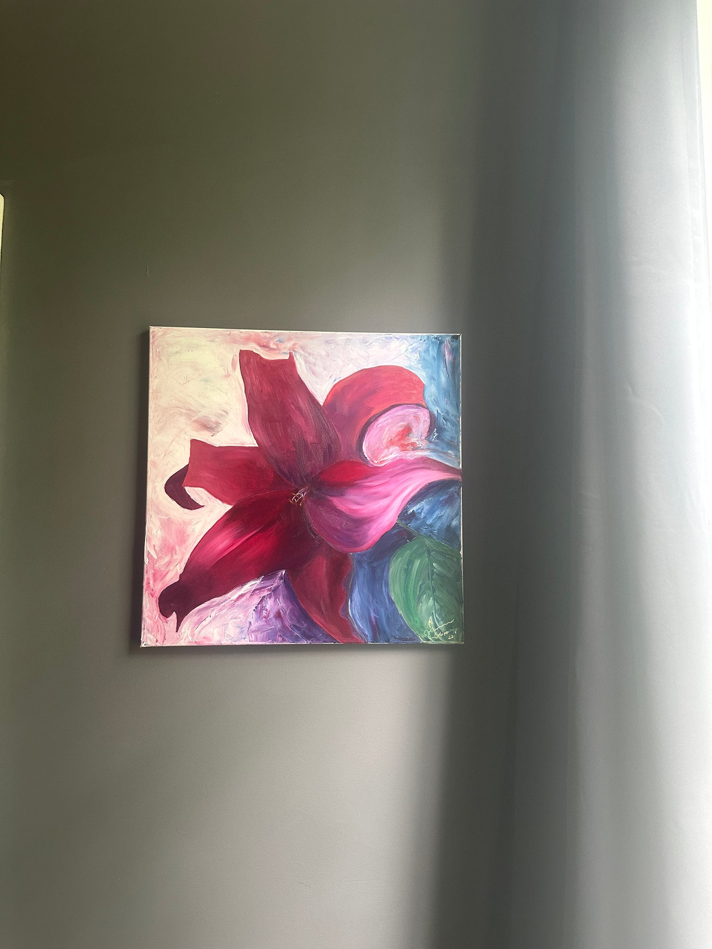 Lilly daydream oil painting