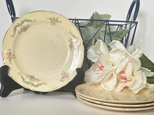 Edwin, M.Knowles – China, Co. four salad plates.