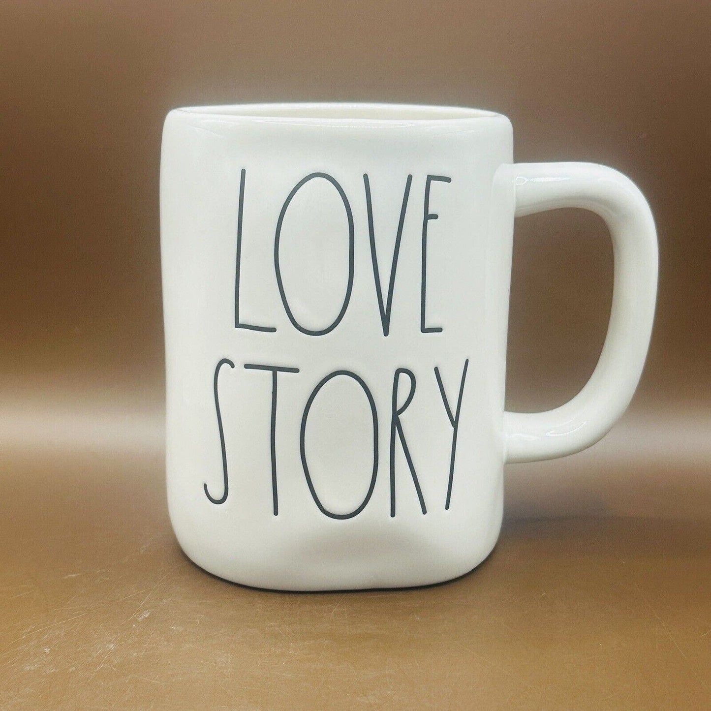 RAE DUNN Disney Princess "LOVE STORY" Double Sided Mug-Belle-