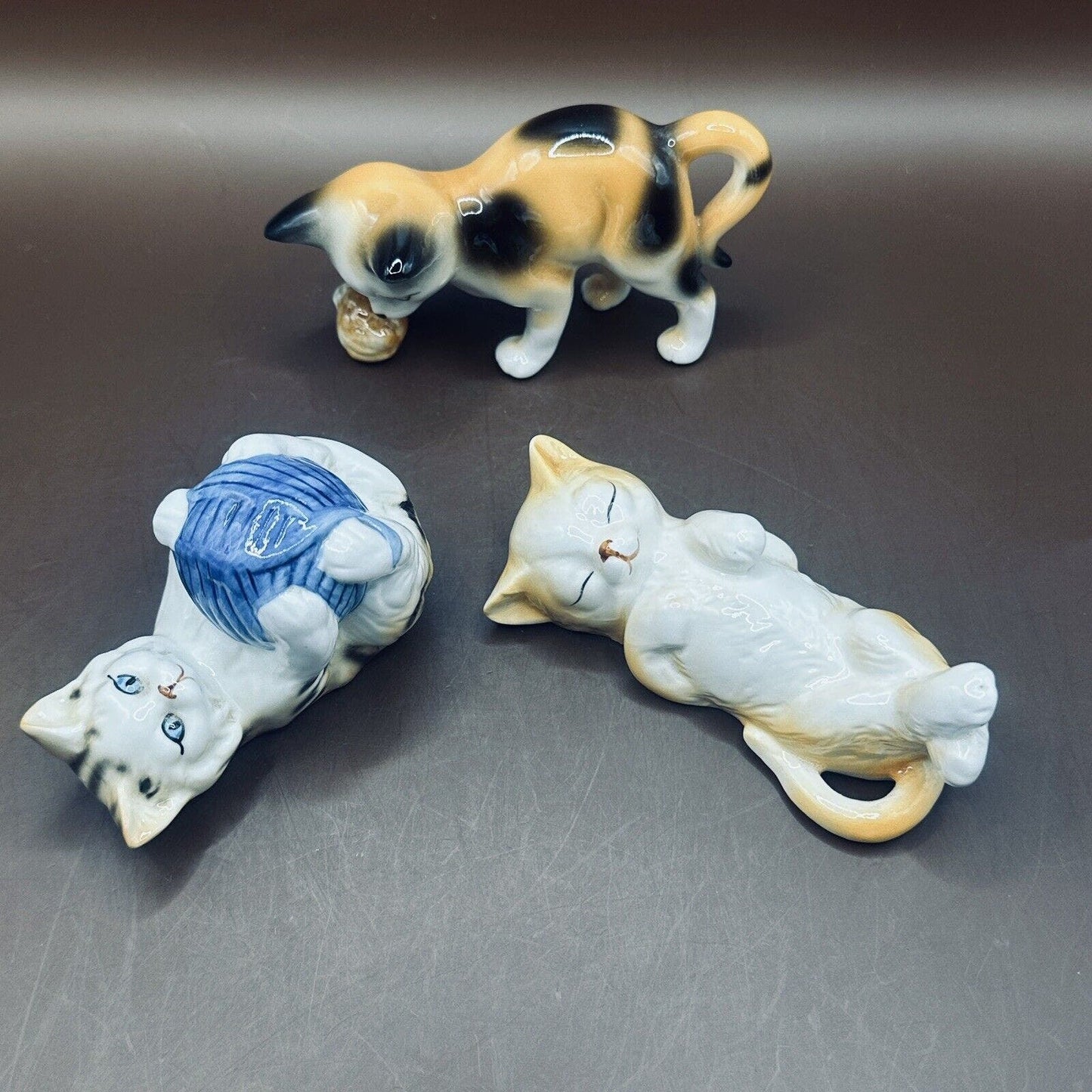 danbury mint cat figurines Set Of 3