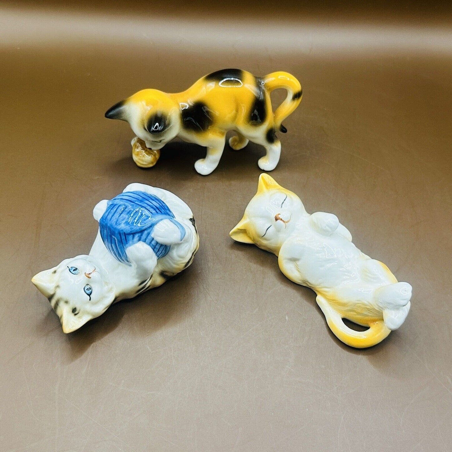 danbury mint cat figurines Set Of 3