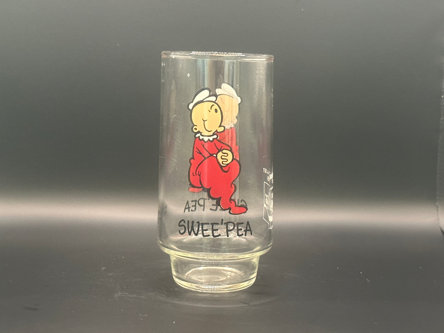 Collectible, good condition Coca-Cola sweet pea glass 1975. No cracks or chips.