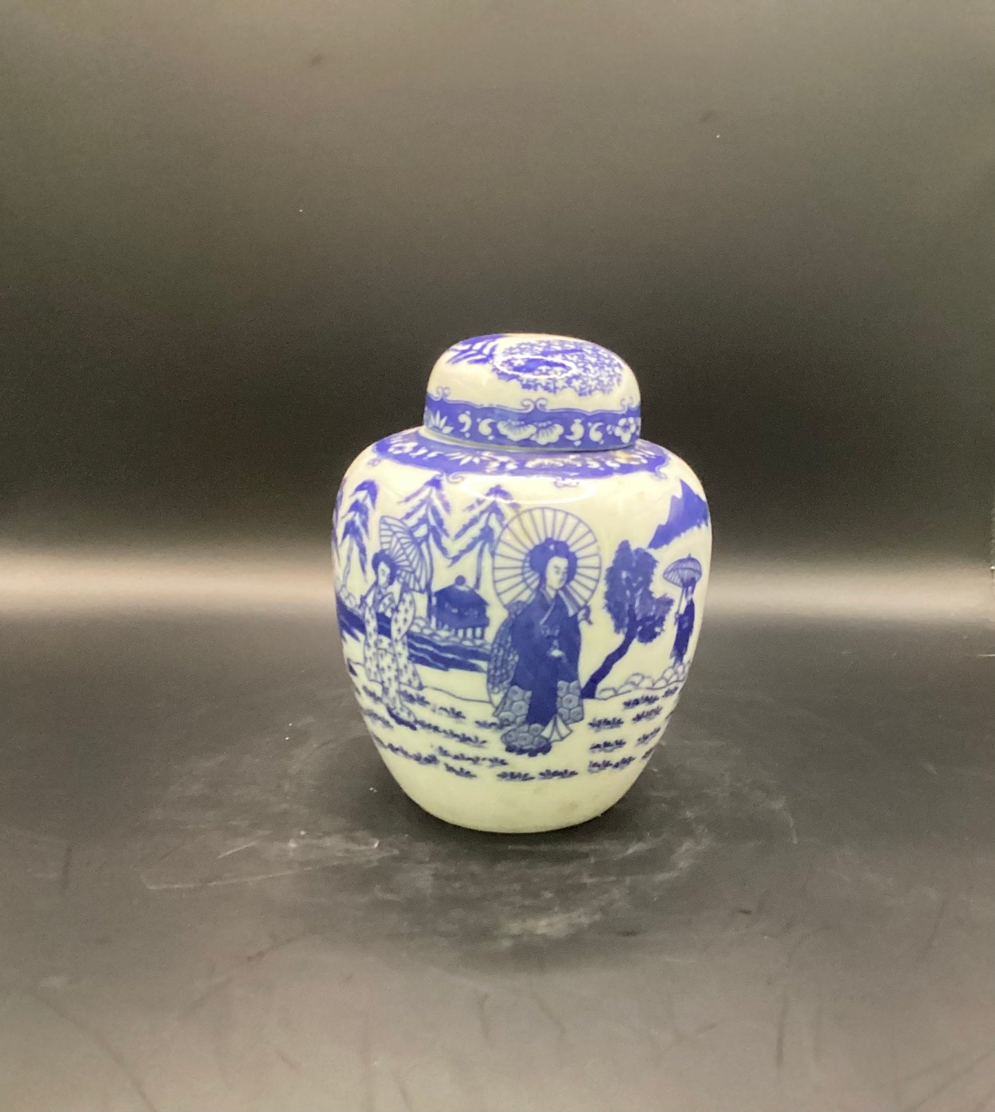 Blue and White Ginger Jar