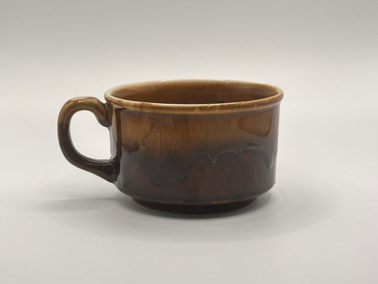 Pottery Soup Cup with handle