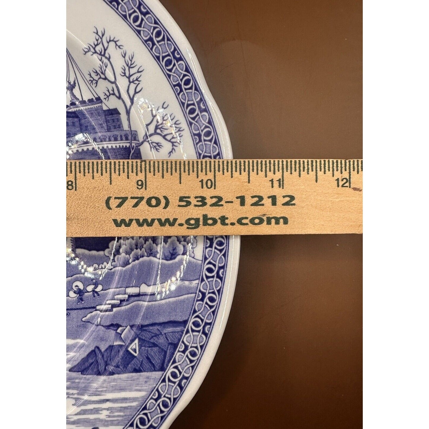 Spode Blue Room Collection 'ROME' PLATE Blue White Collectors