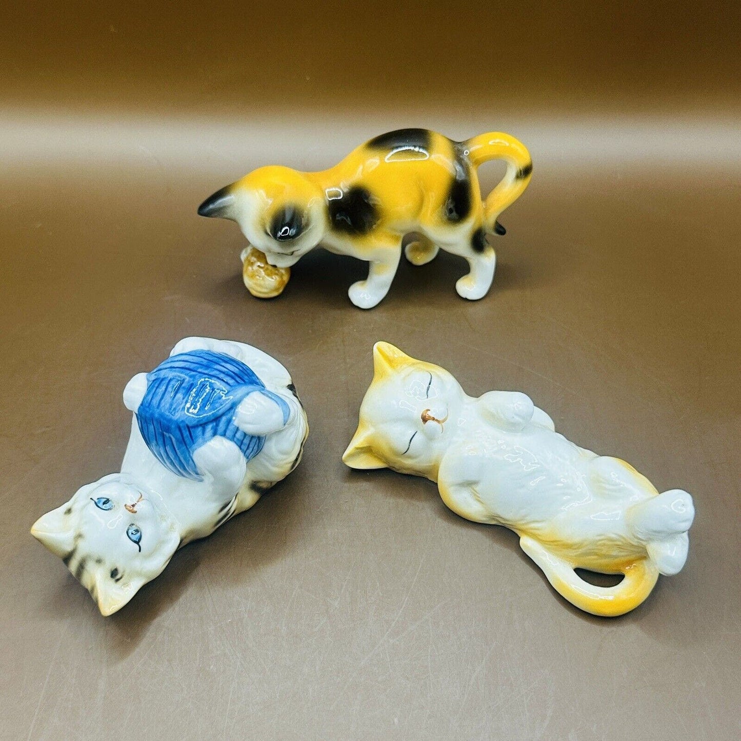 danbury mint cat figurines Set Of 3