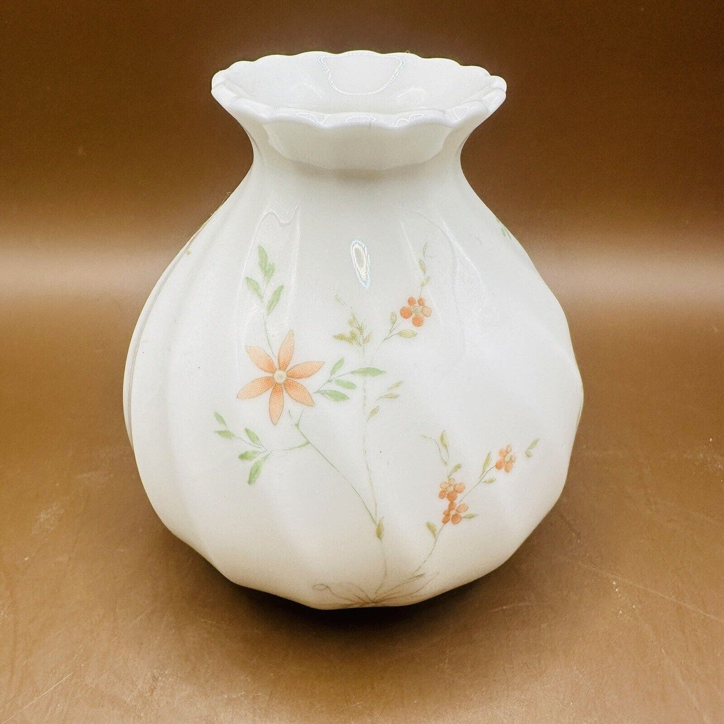 Wedge Wood Small Bud Vase Bone China Floral Design