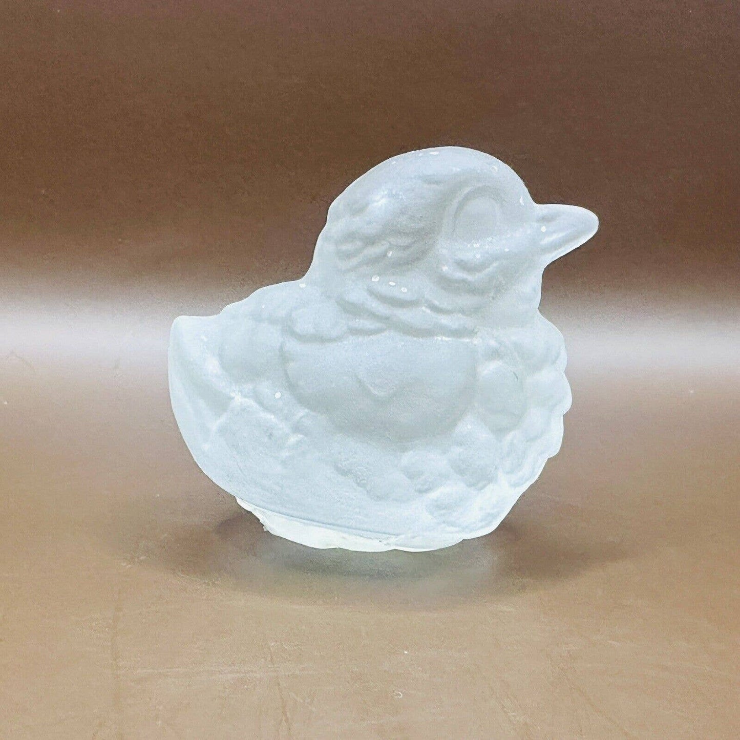 Frosted Glass Bird Figurine