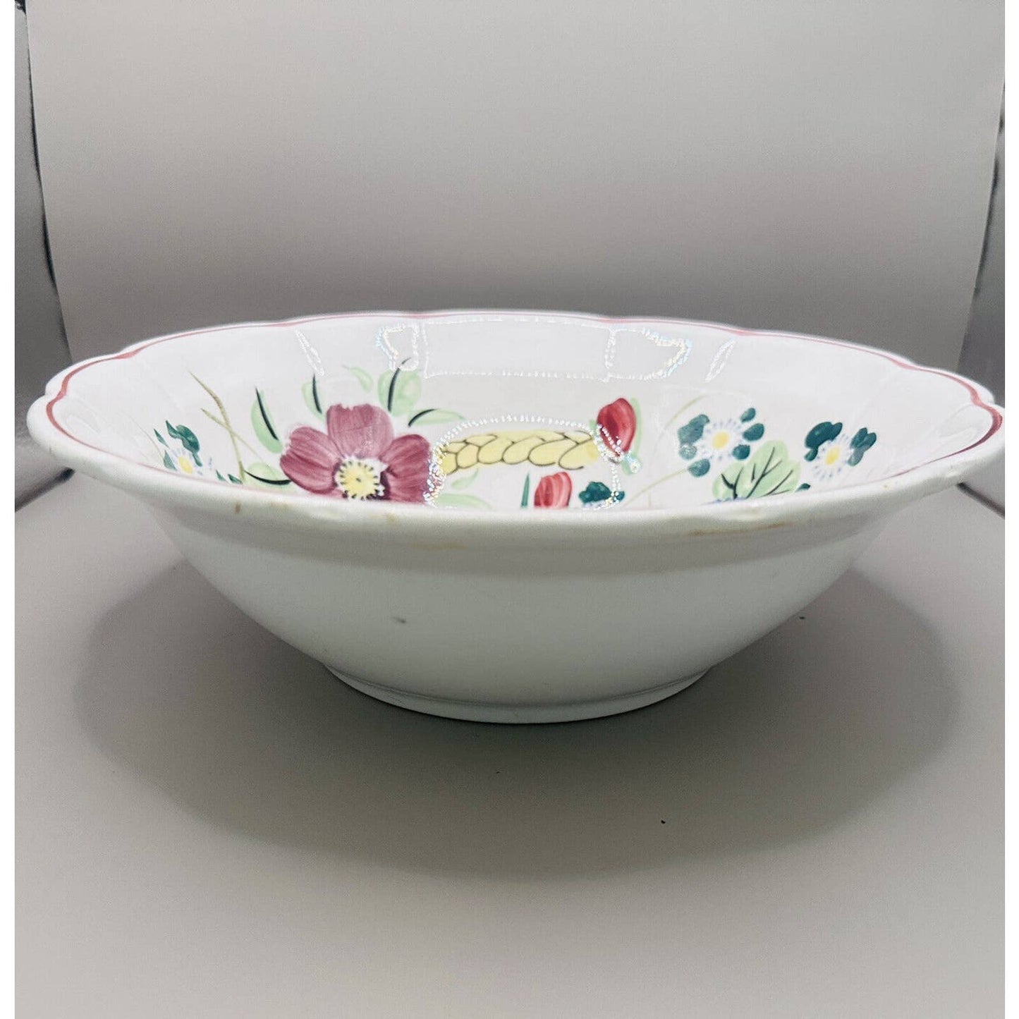 Serving Bowl Vintage Hand painted