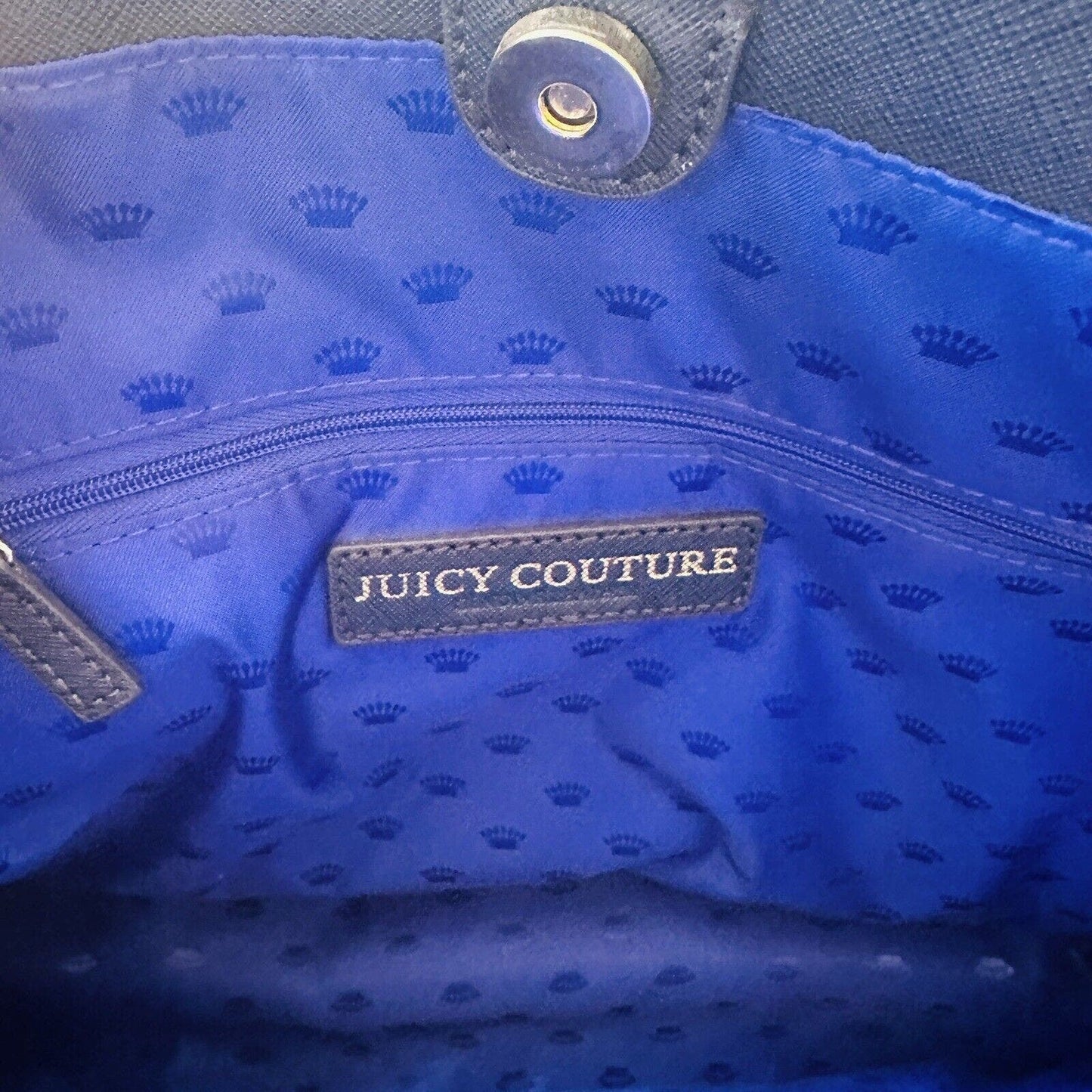 Juicy Couture Navy Large Handbag New Without Tags