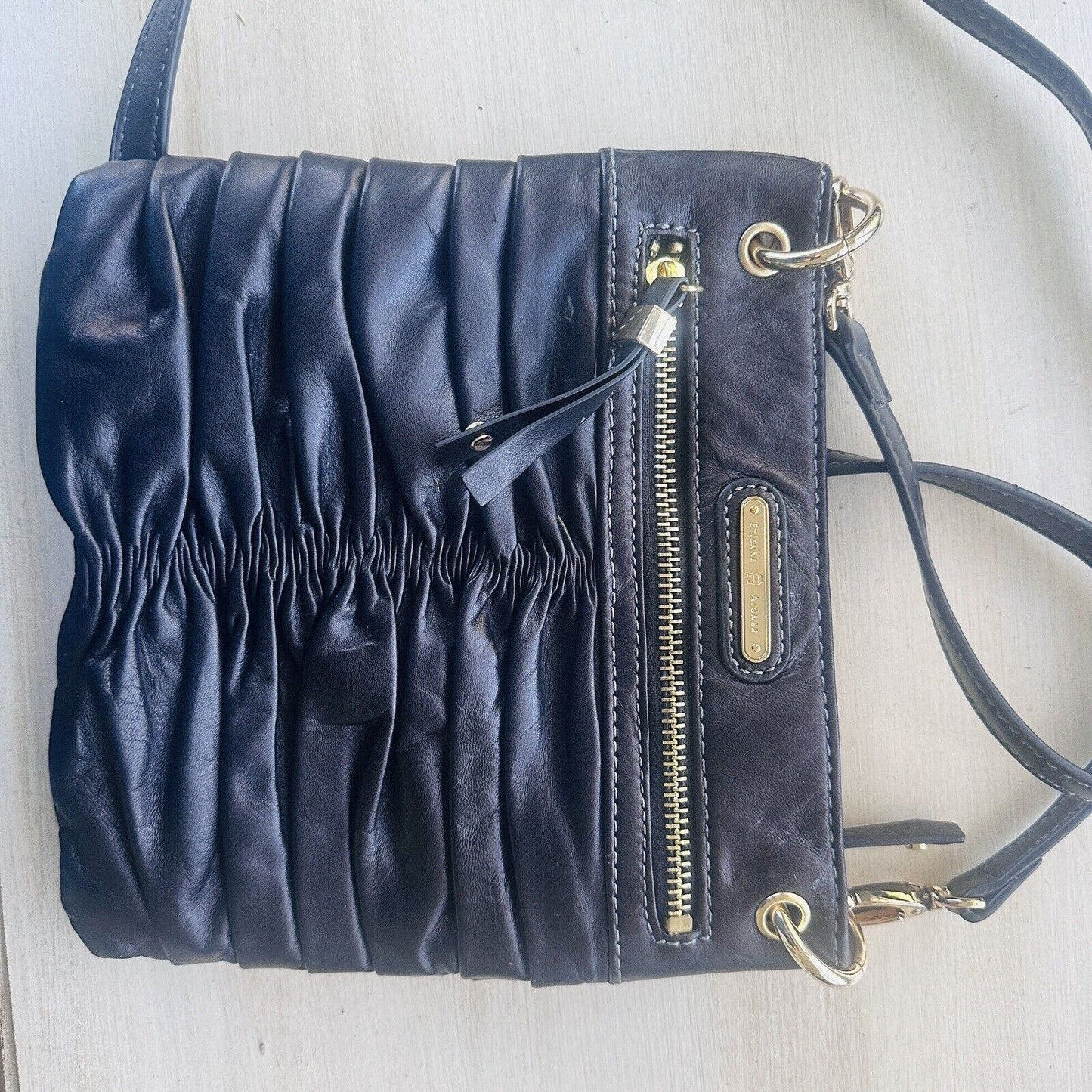 ETIENNE AIGNER a black leather crossbody