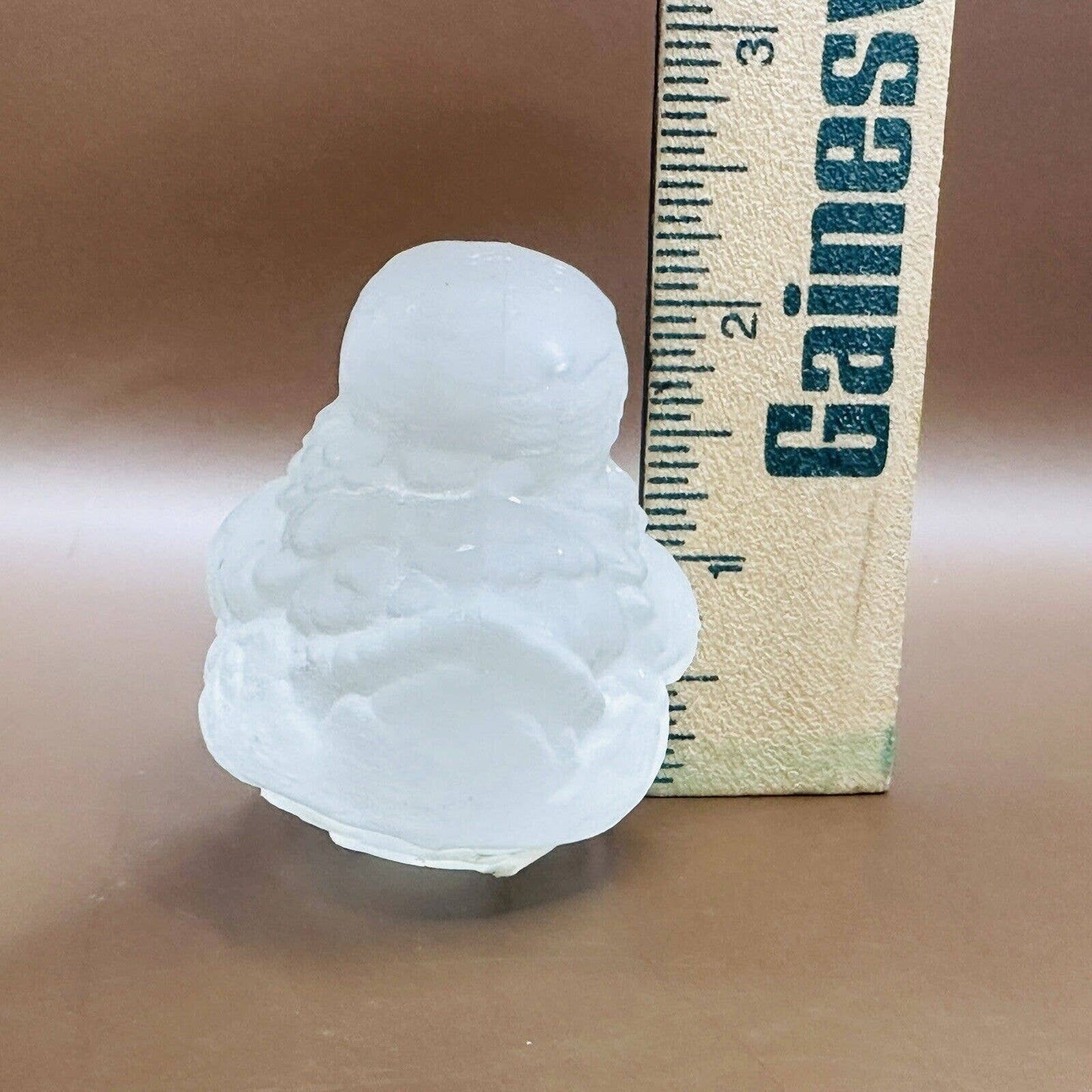 Frosted Glass Bird Figurine