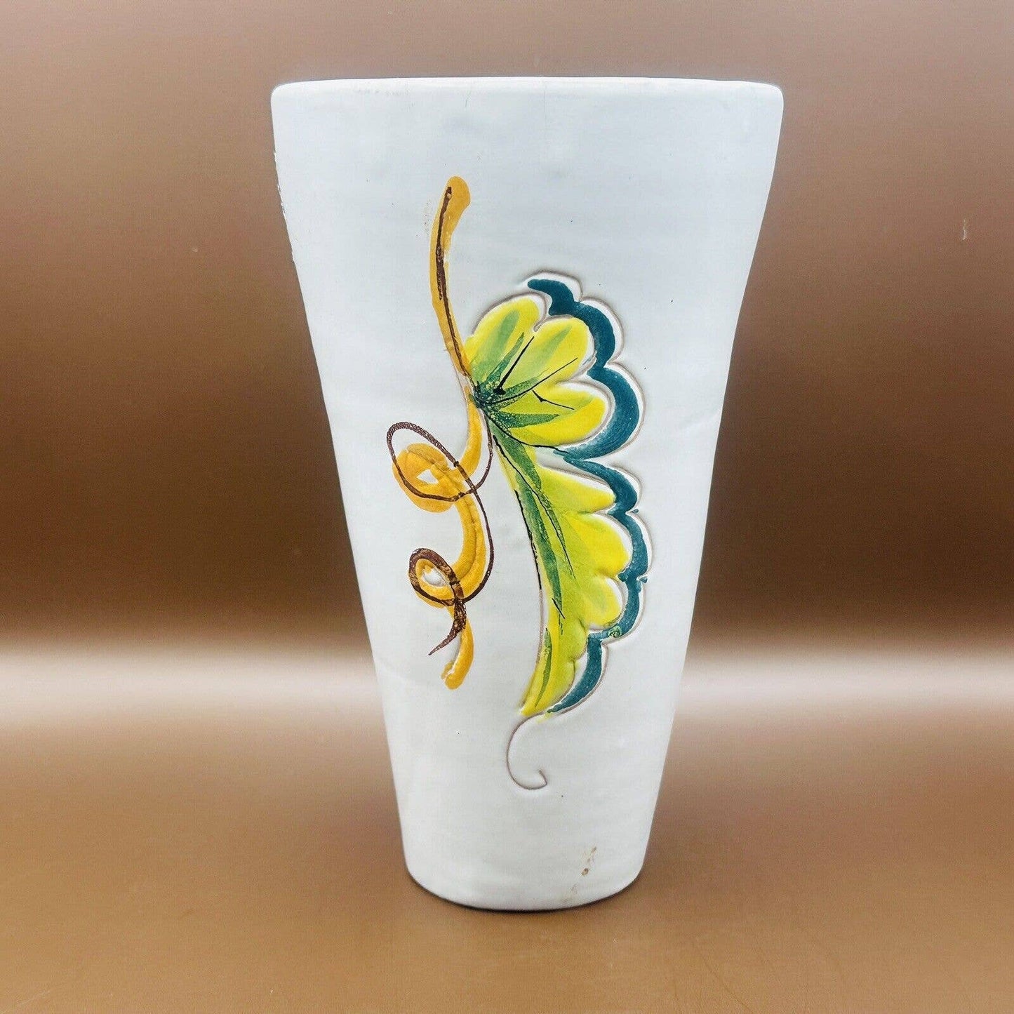 Italian Hand Painted Vase Grapes