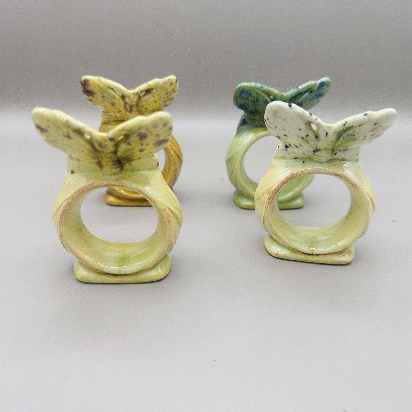 Vintage Butterfly Napkin Rings set of 4🦋