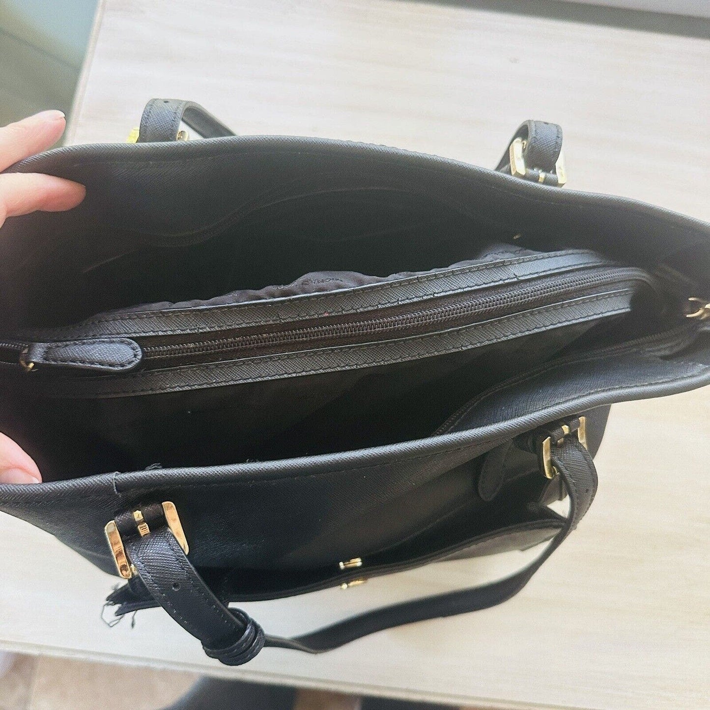 Michael Kors Black Tote Shoulder Bag