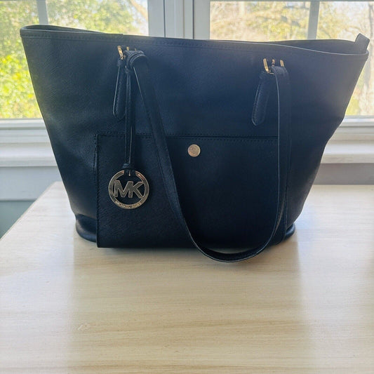 Michael Kors Black Tote Shoulder Bag