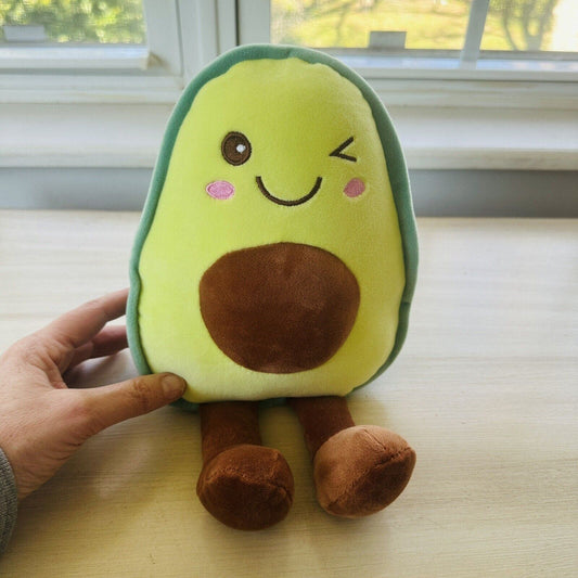 9 Inch Snuggly Stuffed Avocado Fruit Soft Plush Toy Hugging Pillow Gifts