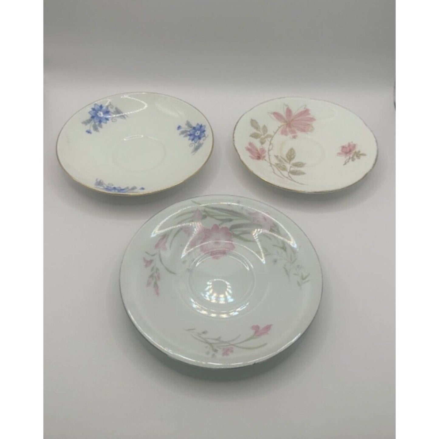 Vintage China Saucer Collector Variety Pack Mix Match Variety Lot