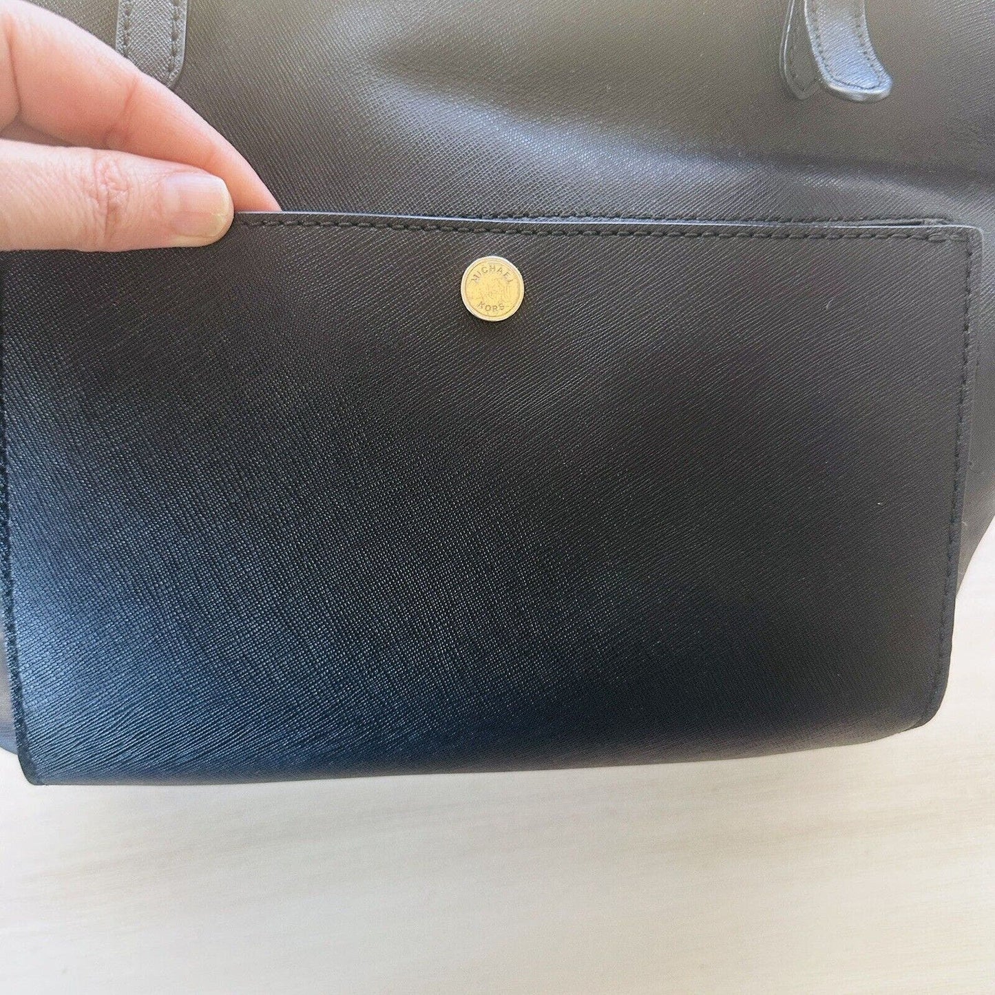 Michael Kors Black Tote Shoulder Bag